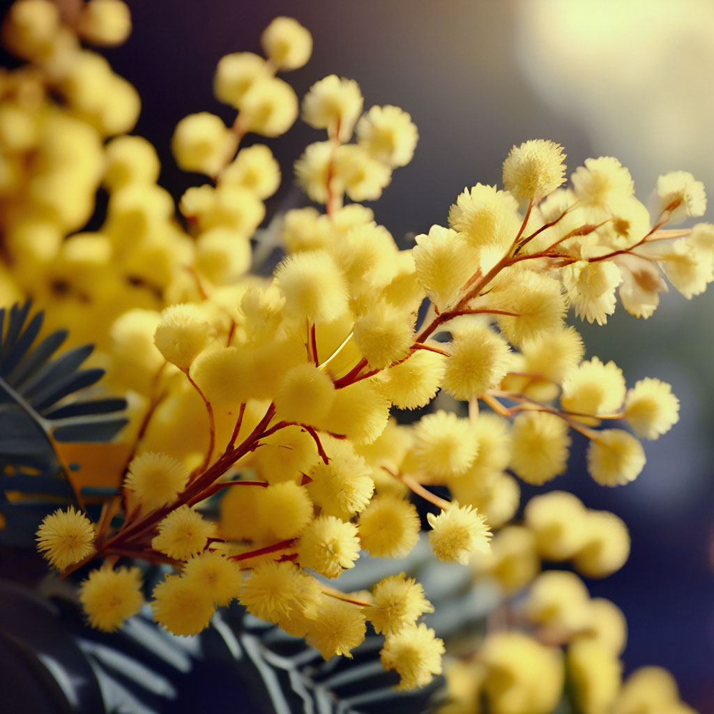 Стоковые фотографии по запросу Цветы мимозы