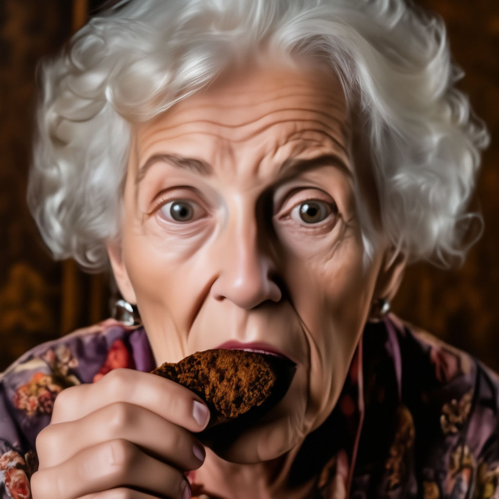 granny scat  — image created in Shedevrum