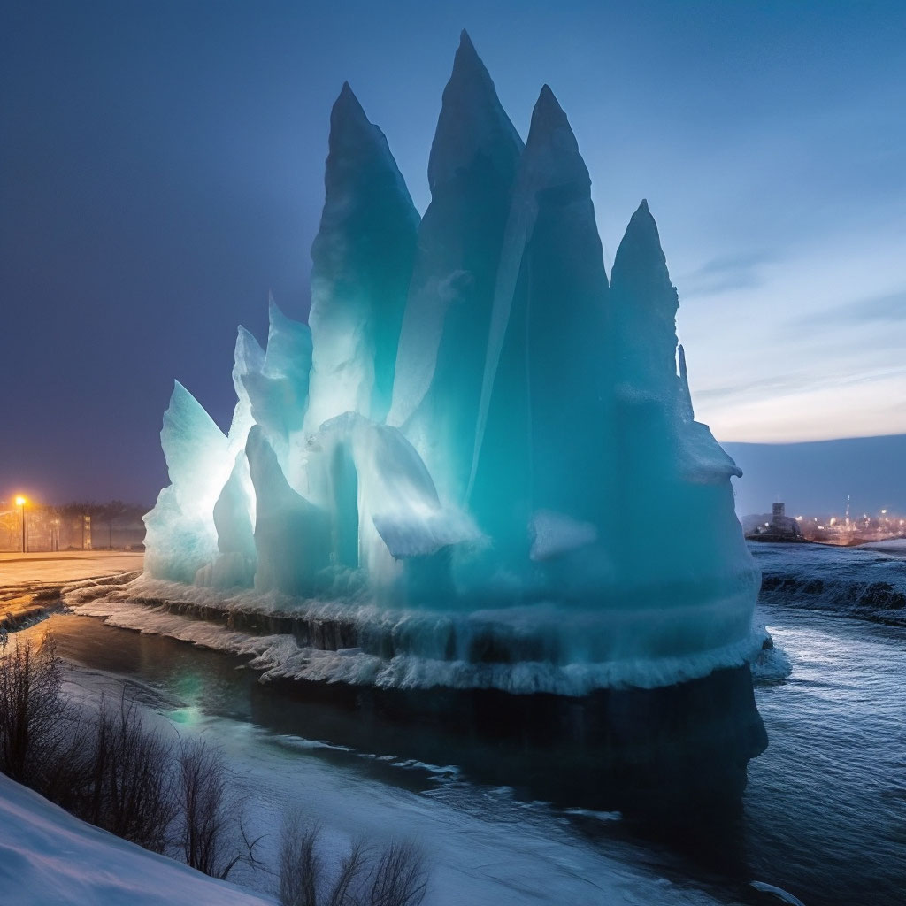 "Barnaul is a city in Siberia in the …" — image created in Shedevrum