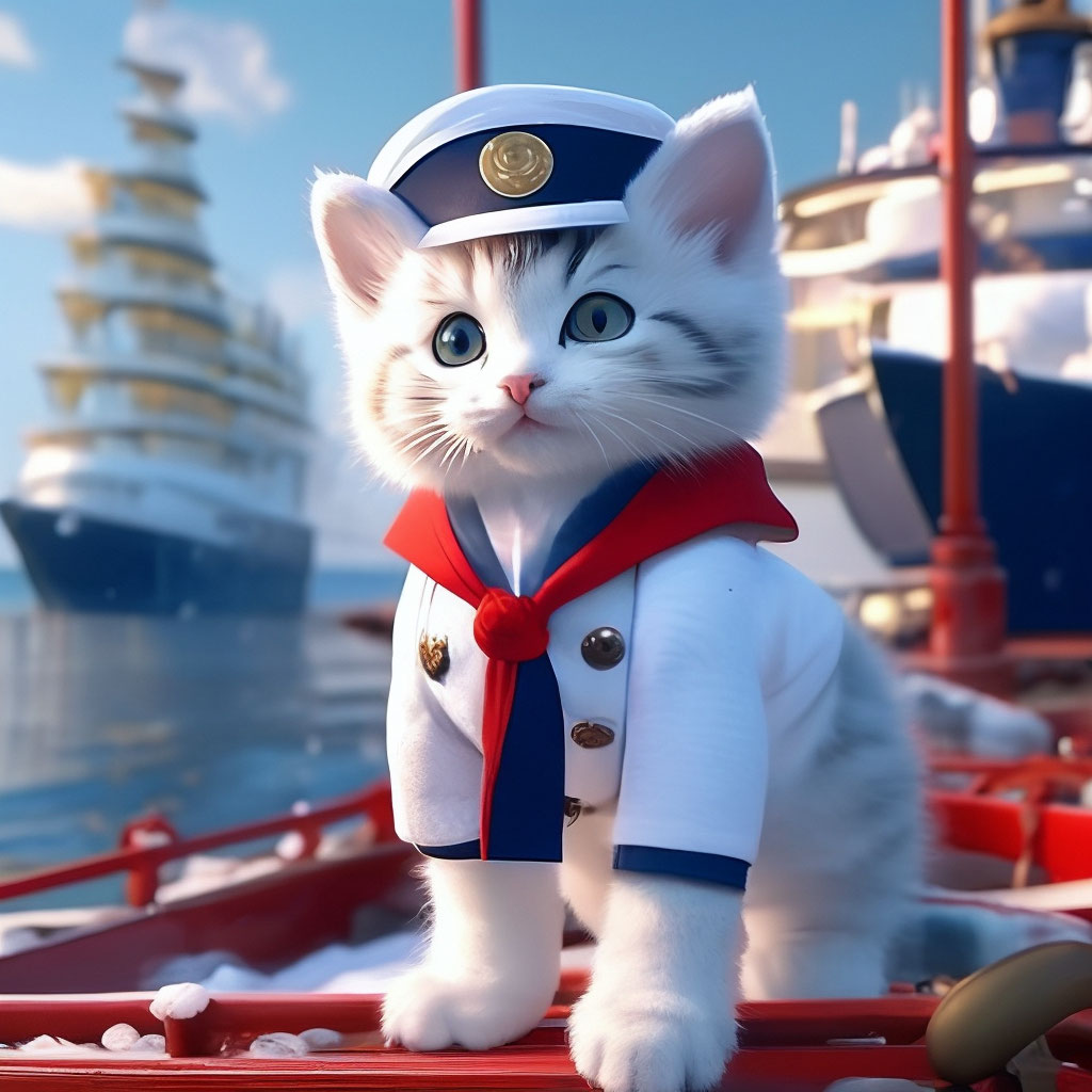 "Shedevrumsega is my tg Fluffy white snow , kittens in a sailor suit ...