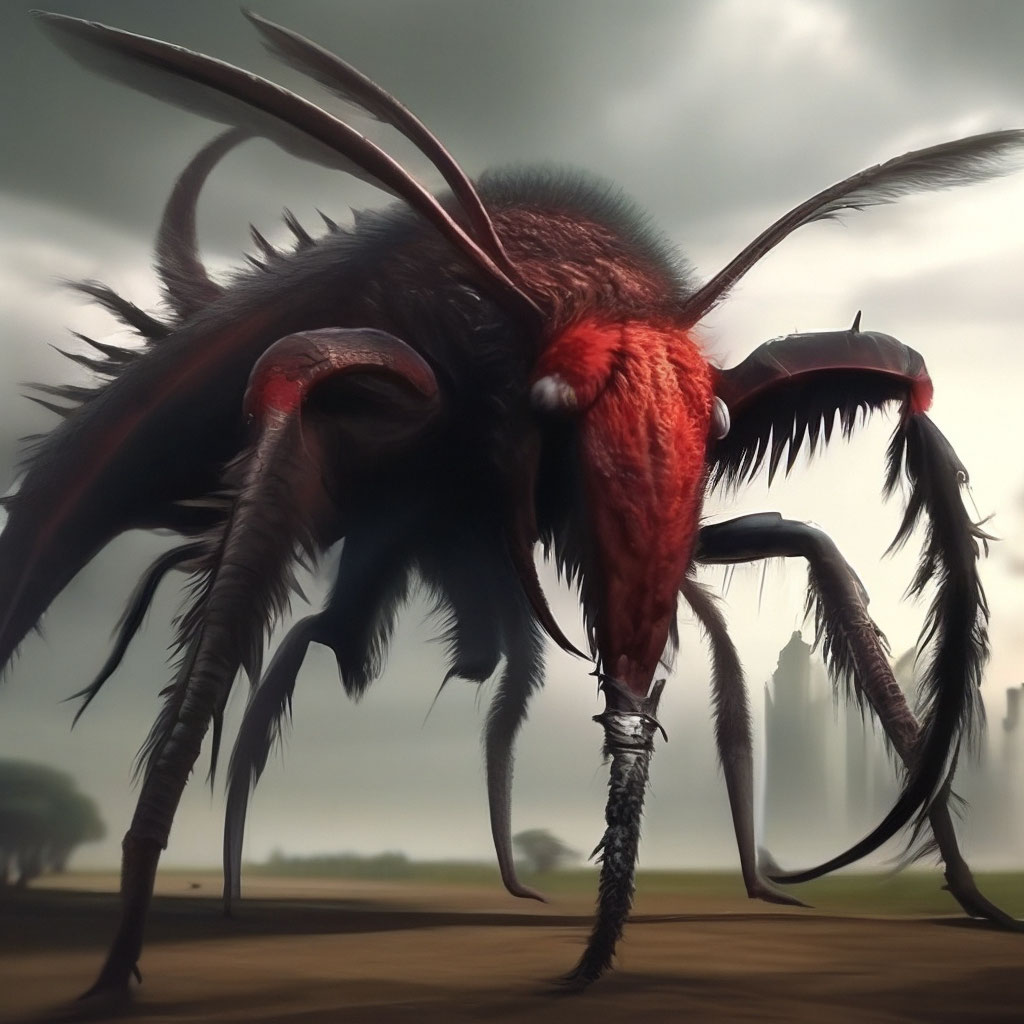 Гигантские насекомые на фото — это всего лишь креативное граффити