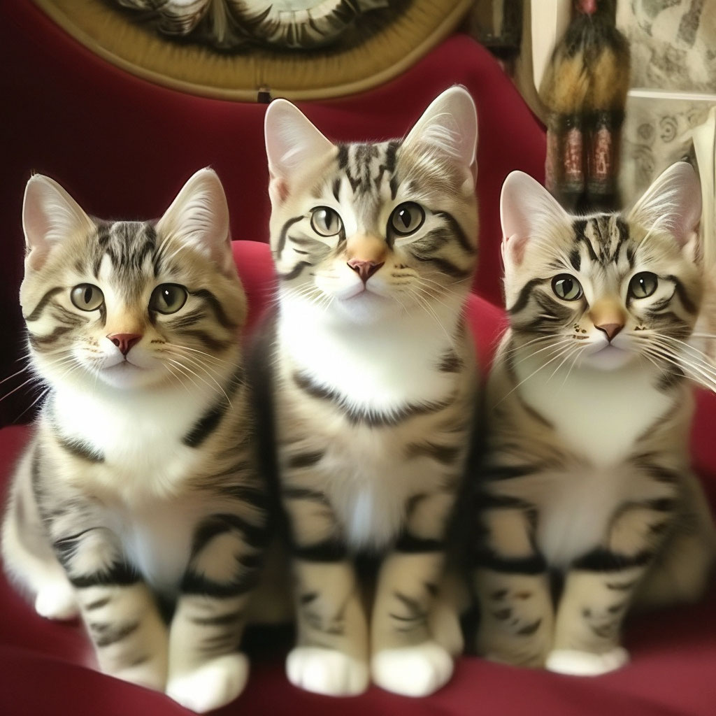КОШКИ ТАББИ. Мы котята кошки Табби…» — создано в Шедевруме