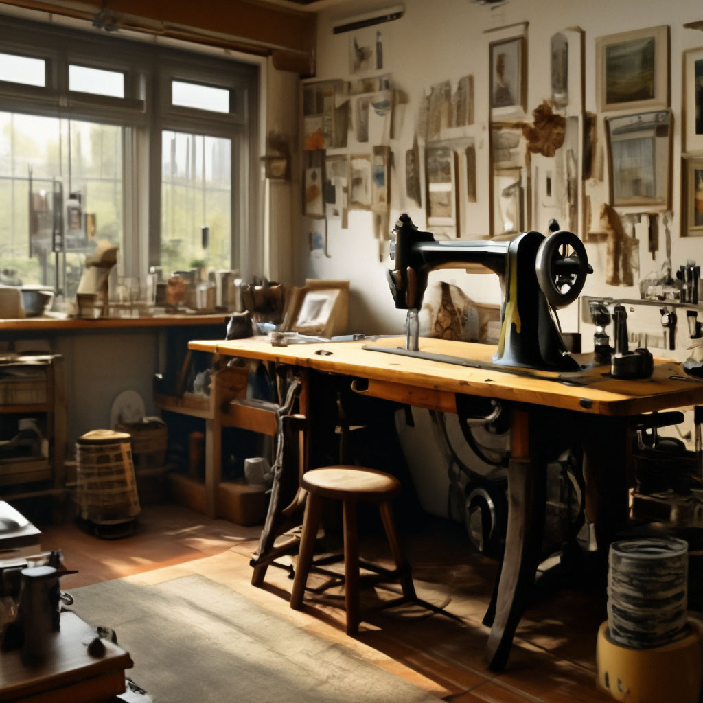 Рабочее место рукодельницы: Швейная мастерская дома