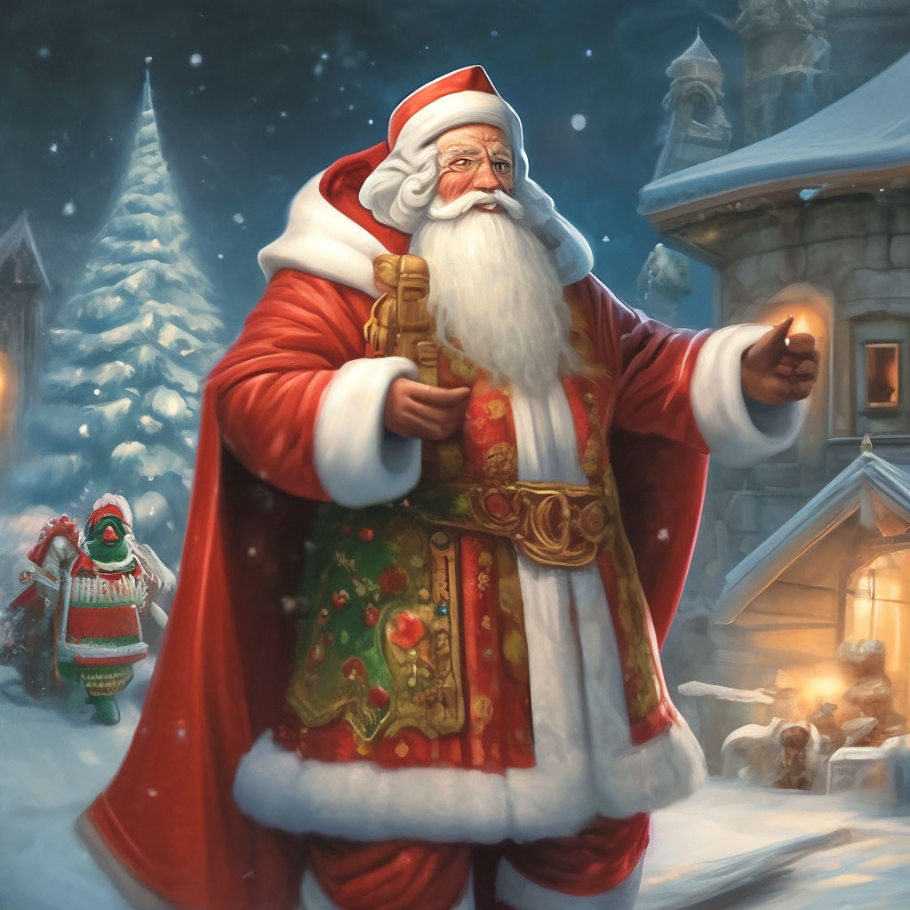 Начало празднования Деда Мороза