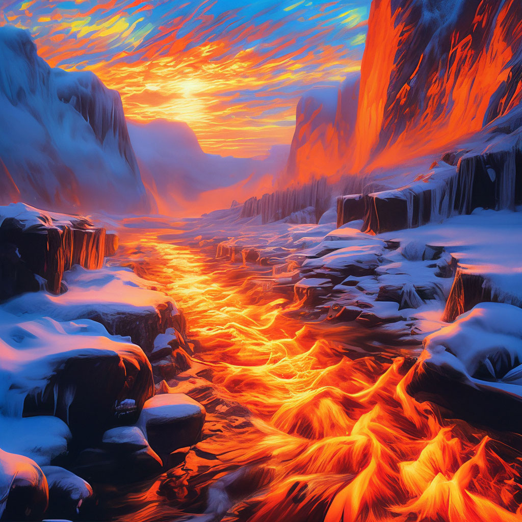 огненная река арт