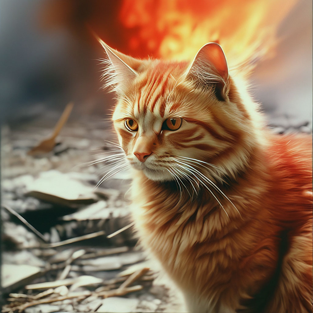 Электрогитара огненного кота, рассказ…» — создано в Шедевруме