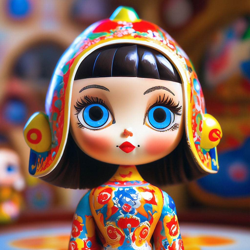 «Девушка петрушка в стиле чиби, …» — создано в Шедевруме