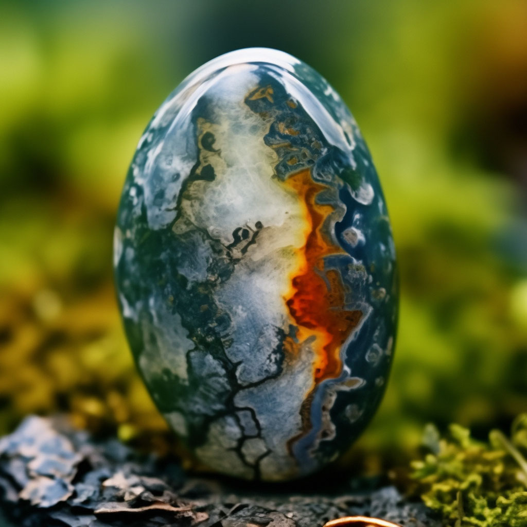 Натуральный камень моховый агат в …» — создано в Шедевруме