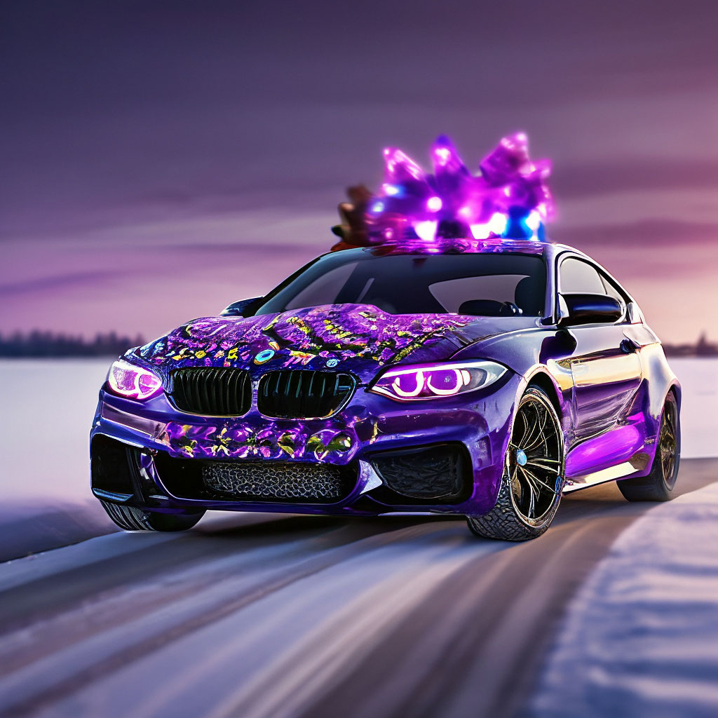 BMW individual Daytona Violet Metallic m5