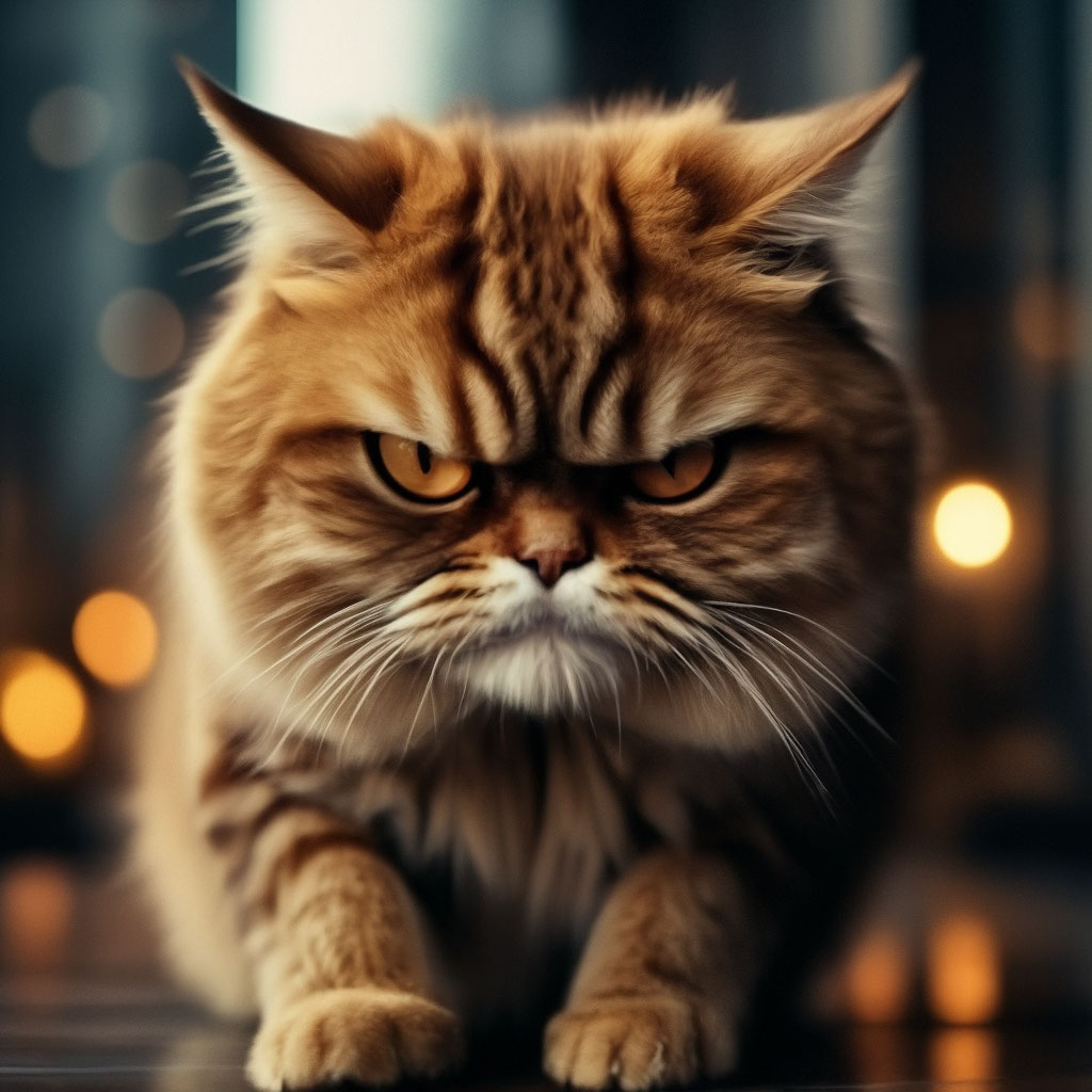 Злой кот - красивые фото