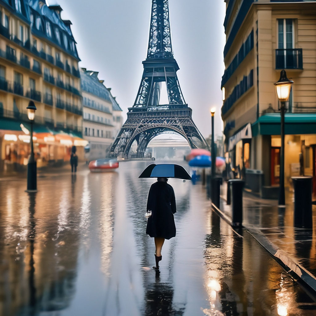 Дождливый Париж Живые Обои