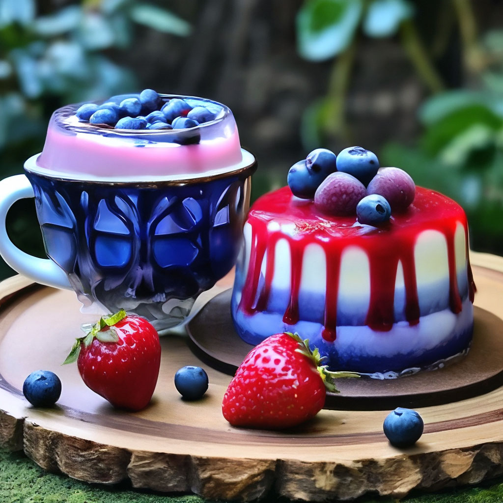 Глянцевый торт , с клубникой и …» — создано в Шедевруме