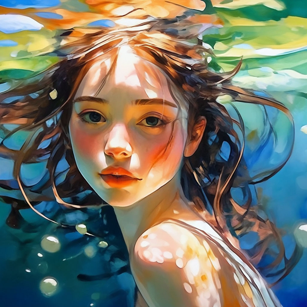 Girl In Water Изображения – скачать бесплатно на Freepik