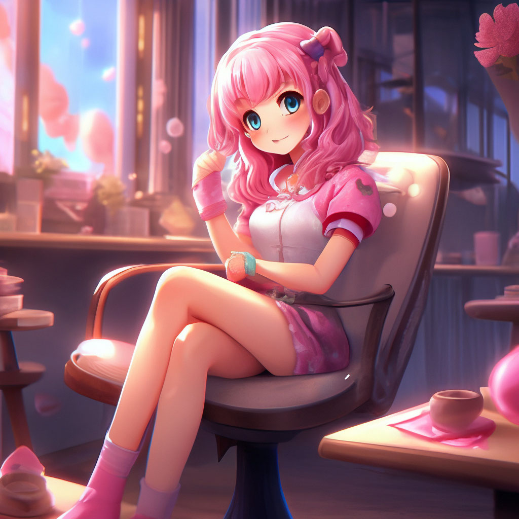 "Manga kawaii anime loli" - image created in Shedevrum.