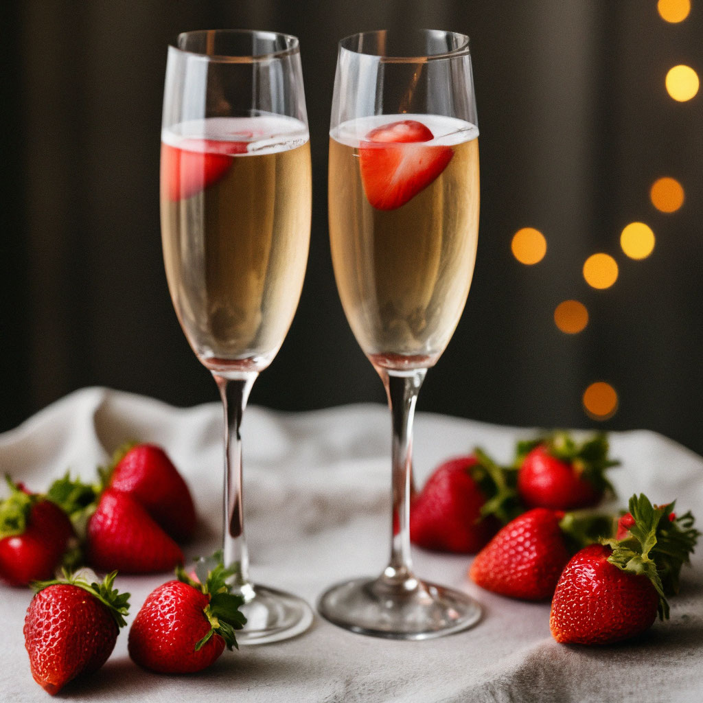 Шампанское с клубникой – четыре варианта сочетания