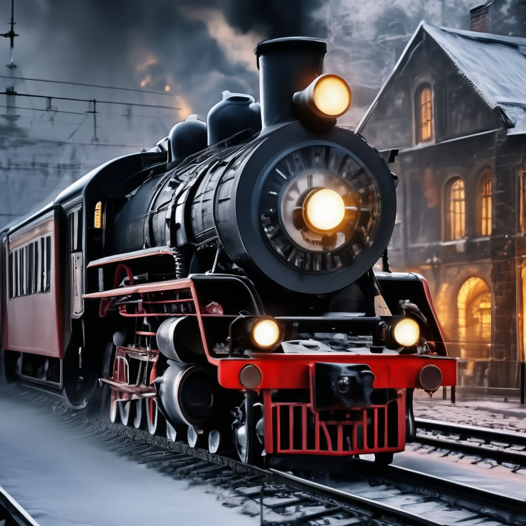 Новогодний паровоз
