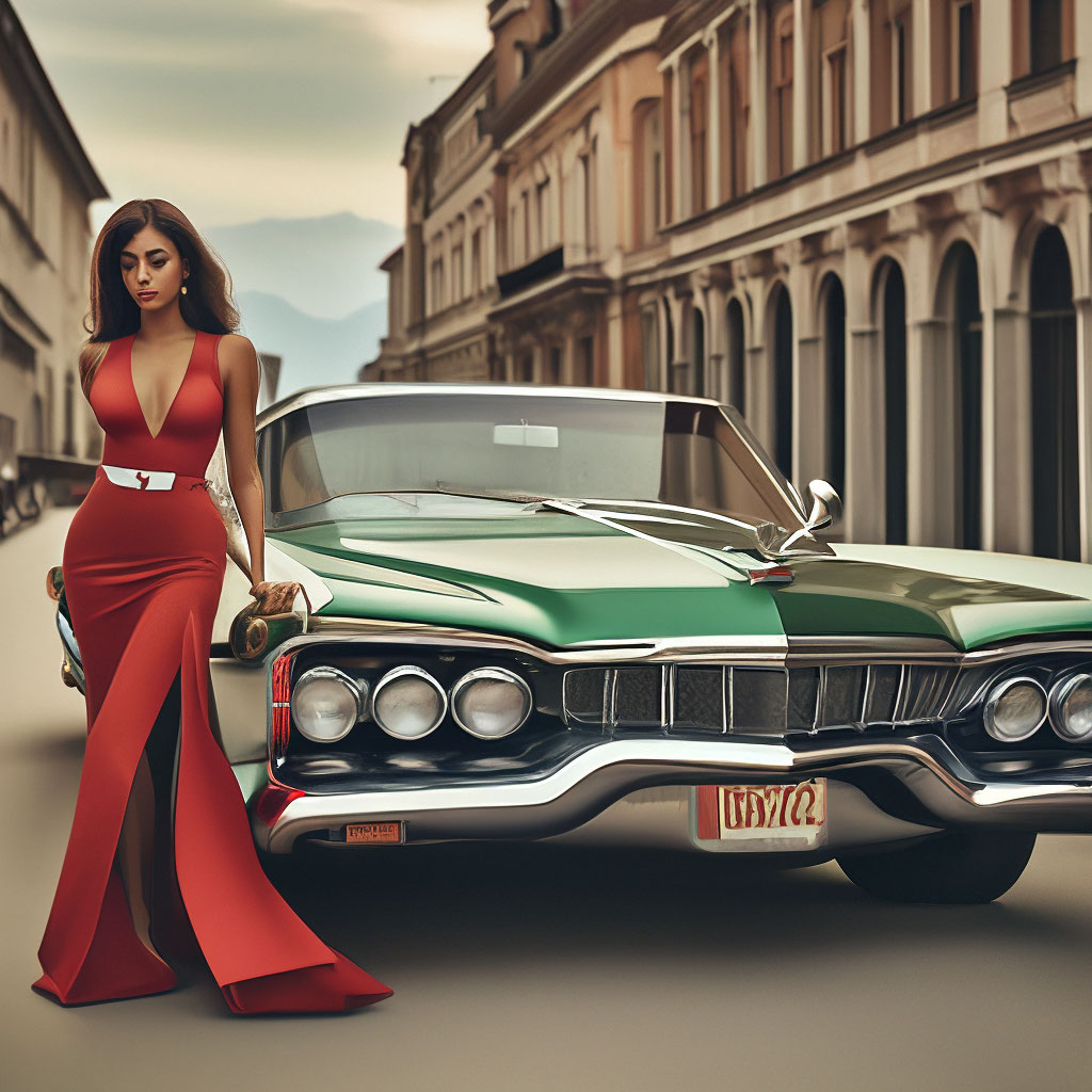 Classic deadh car, cadillac eldorado…» — создано в Шедевруме