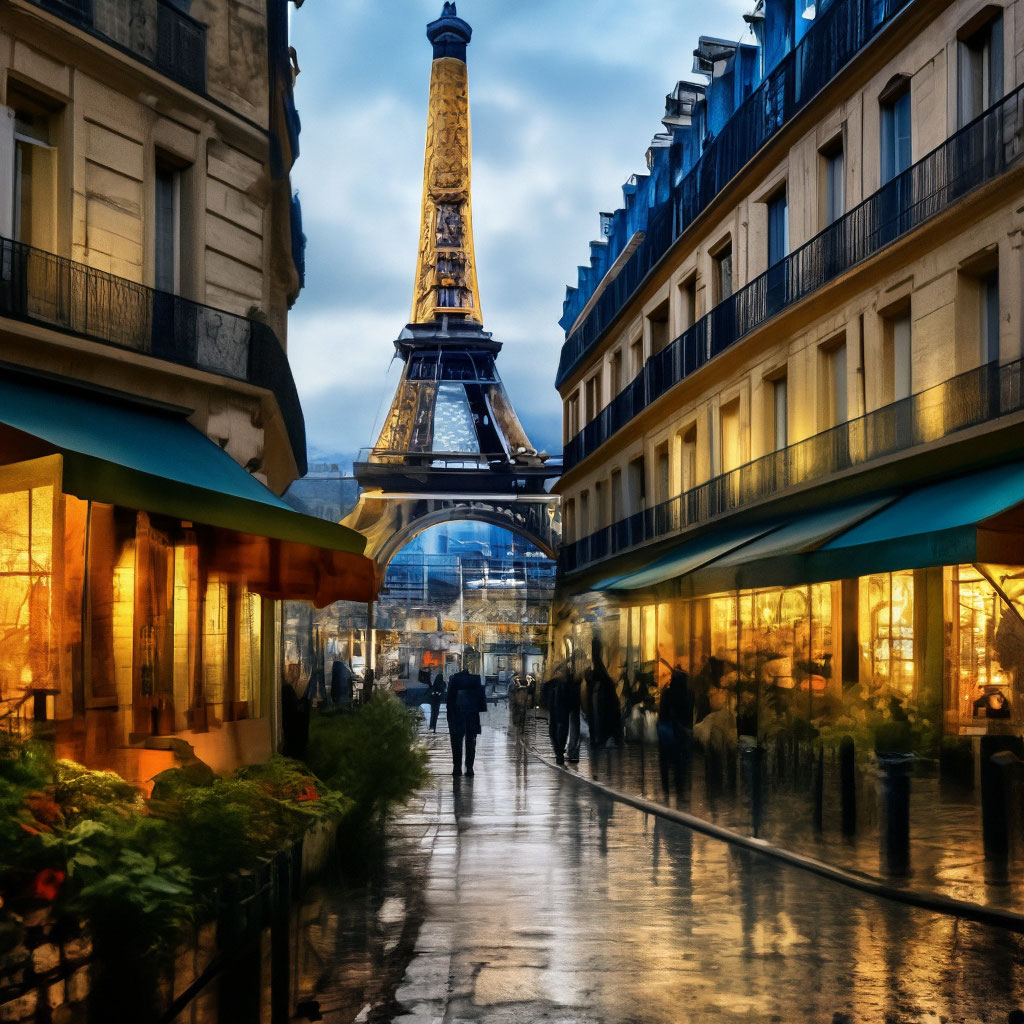 Улочки Парижа - 70 фото
