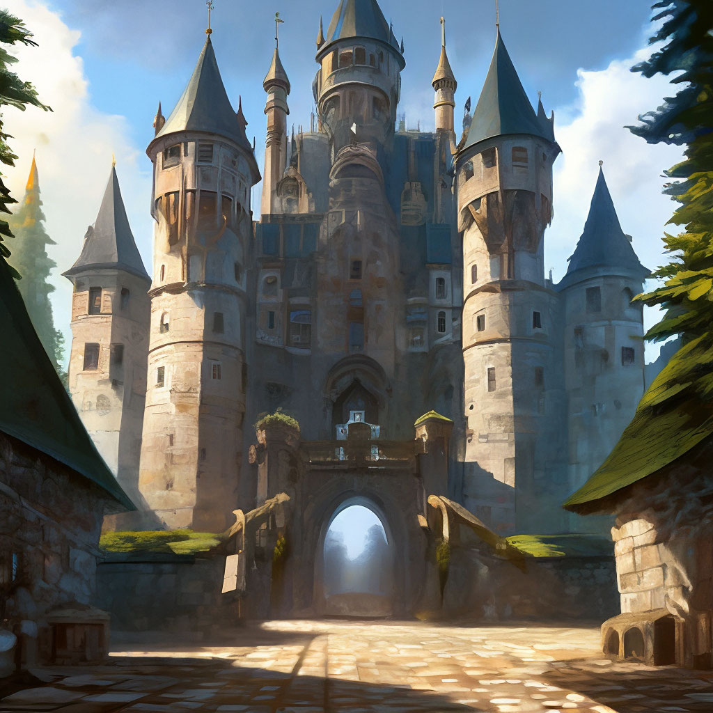 Картинки на тему #замок_средневековье - в Шедевруме