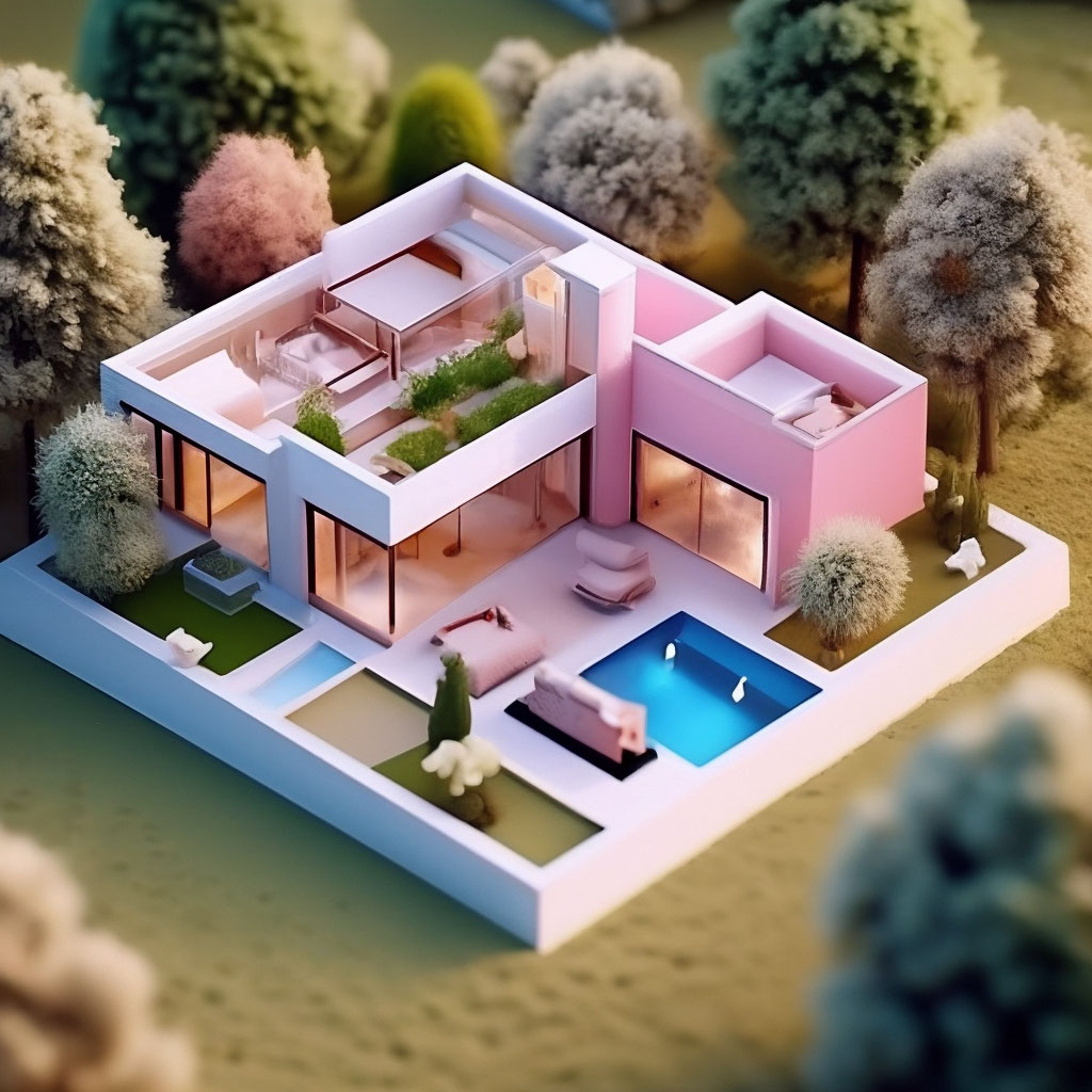 Деревянный дом 3D модели скачать - Free3D