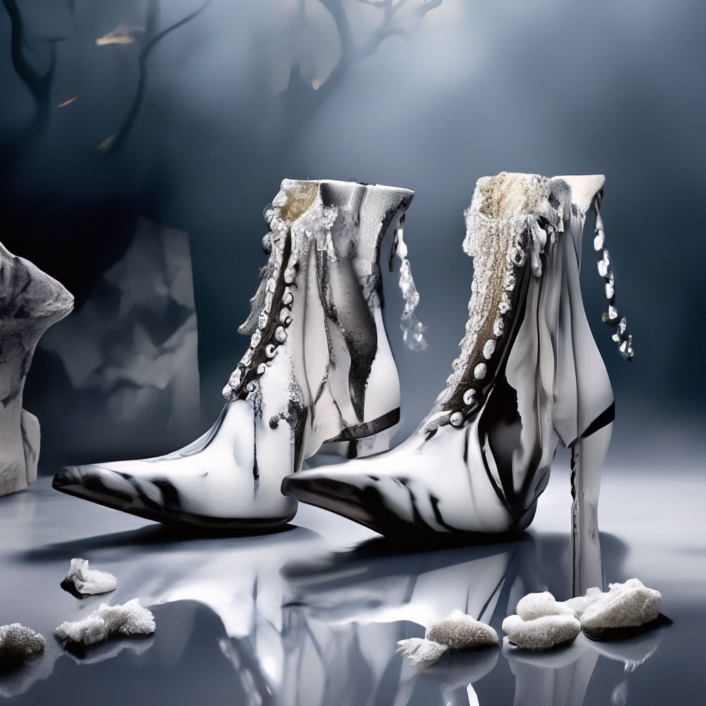 Ivory fashion boots