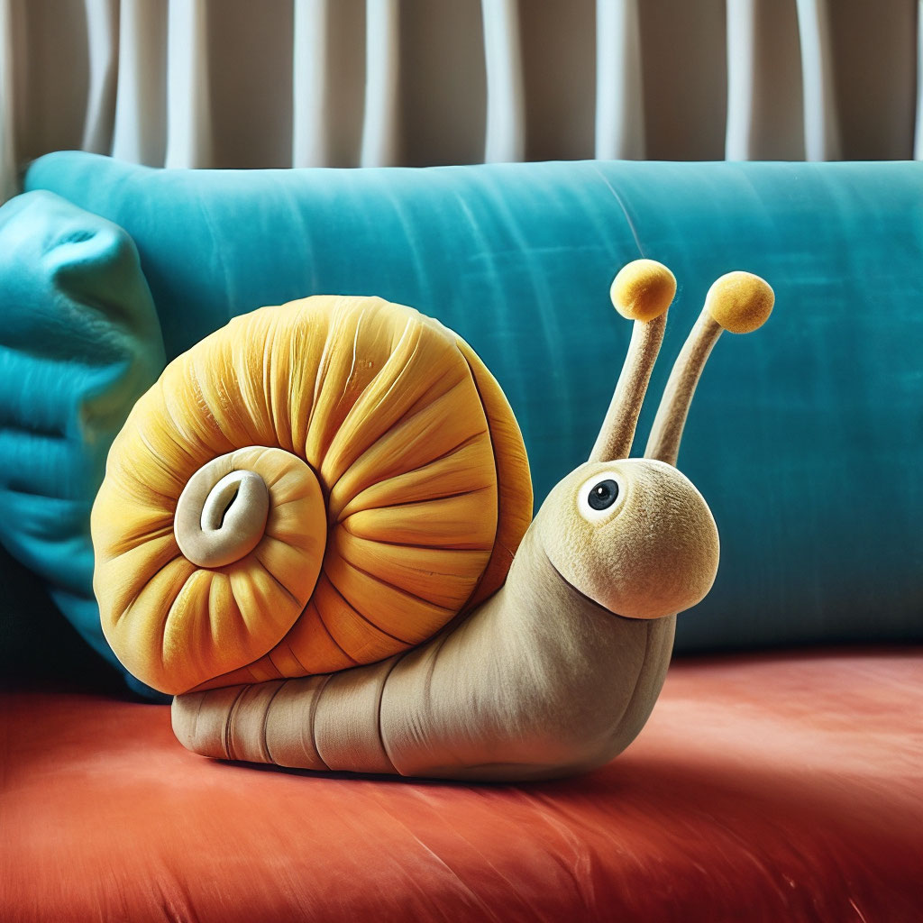Создана для красочных снов – Детская подушка-игрушка Italbaby Улитка (Италбеби) из хлопка