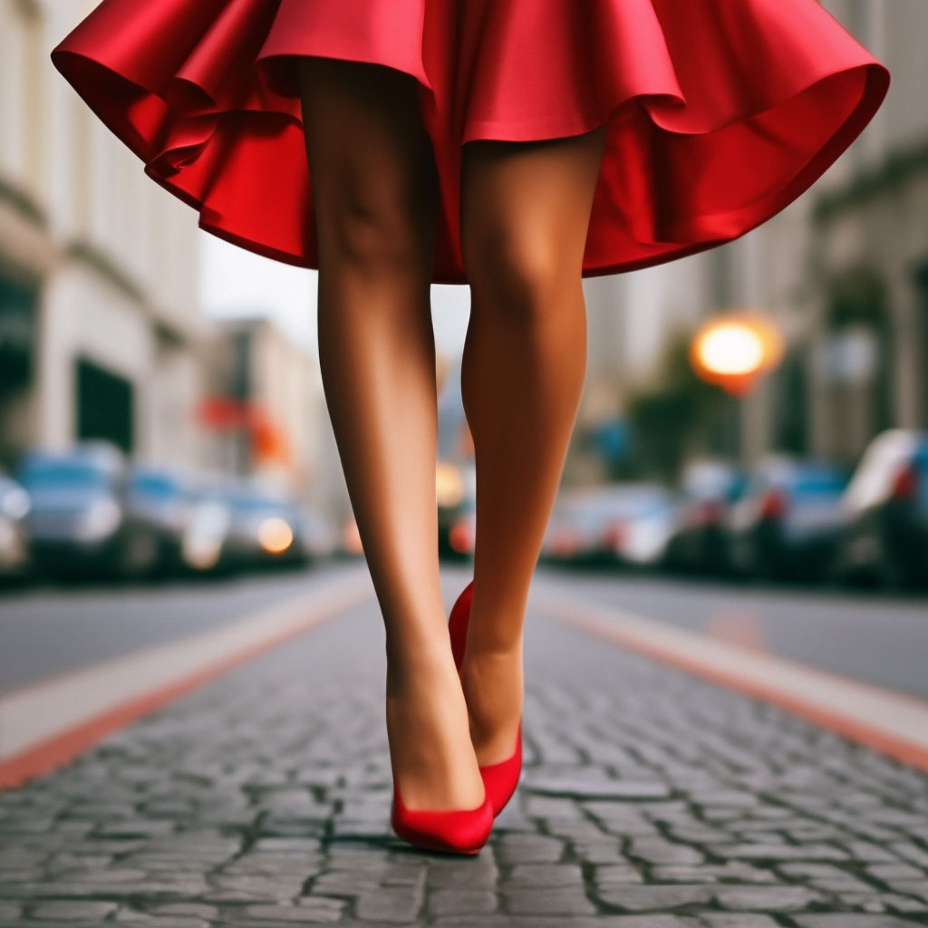 Красивые ровные женские ноги в …» — создано в Шедевруме