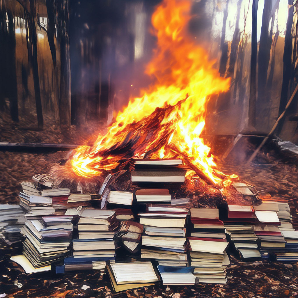 костер из книг
