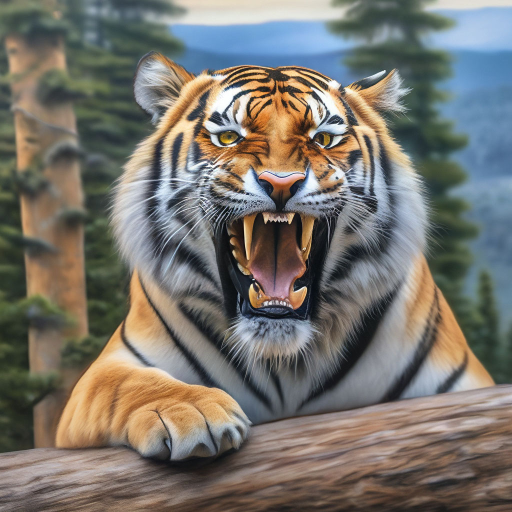 Оскал тигра (59 фото)