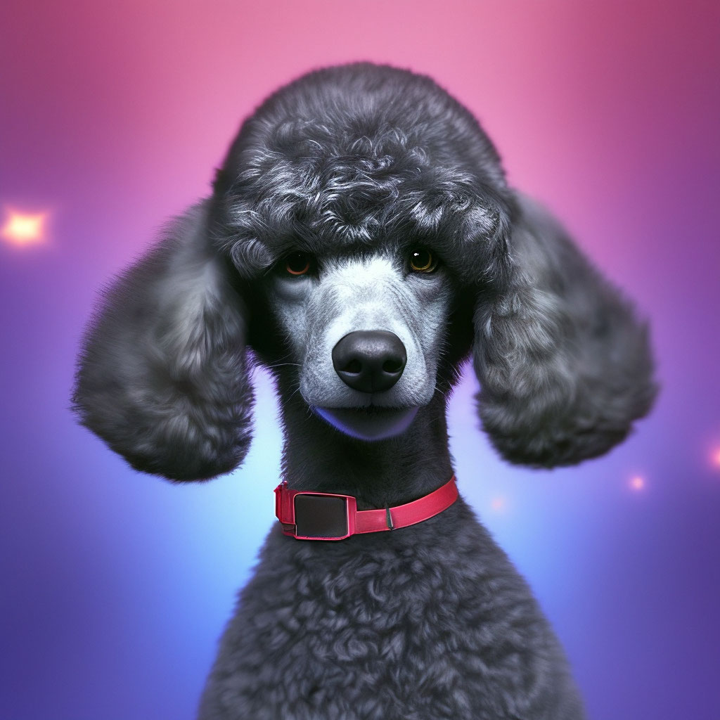 Пудель - собака, сочетающая игривость с дружелюбием» — создано в Шедевруме