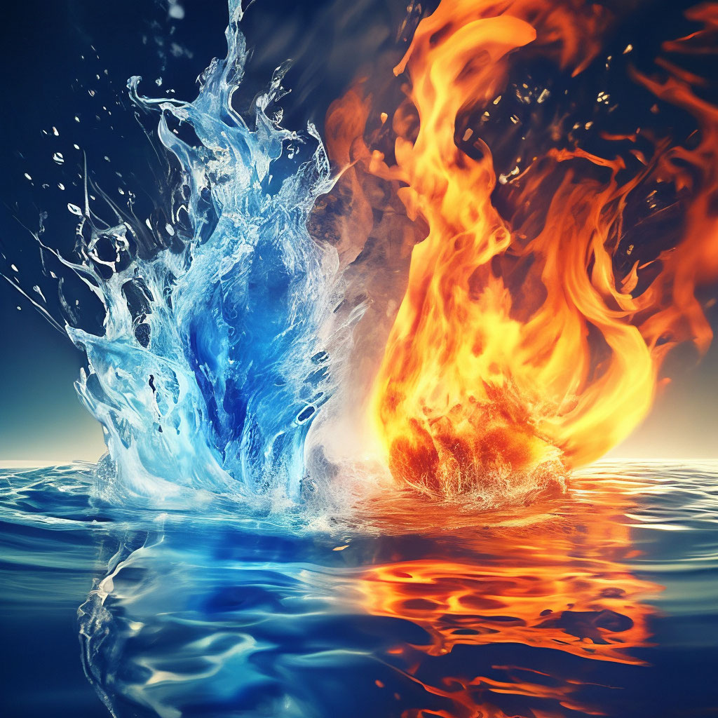 Картинки огонь и вода (40 фото)