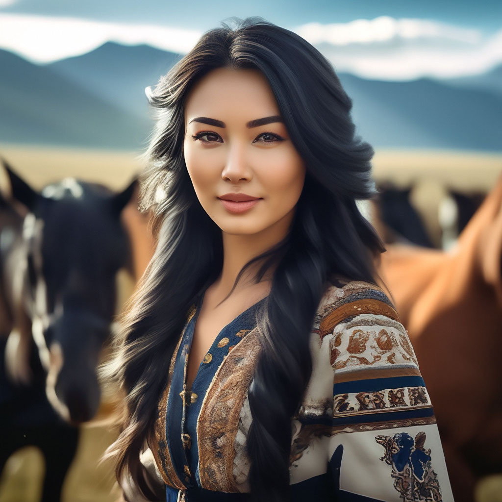 Kyrgyz girl