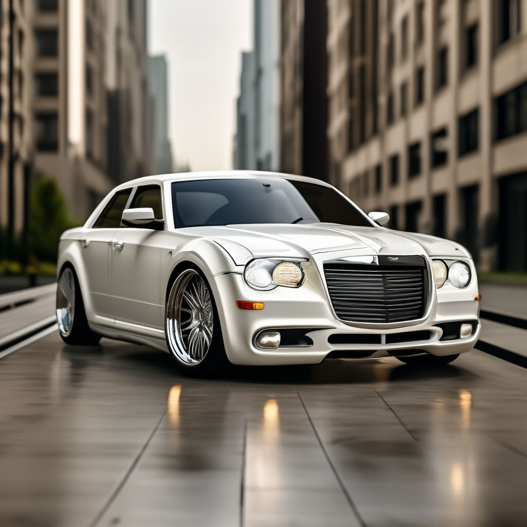 Тюнинг белый Chrysler 300C 2008 , 3d … | Егор» — Шедеврум