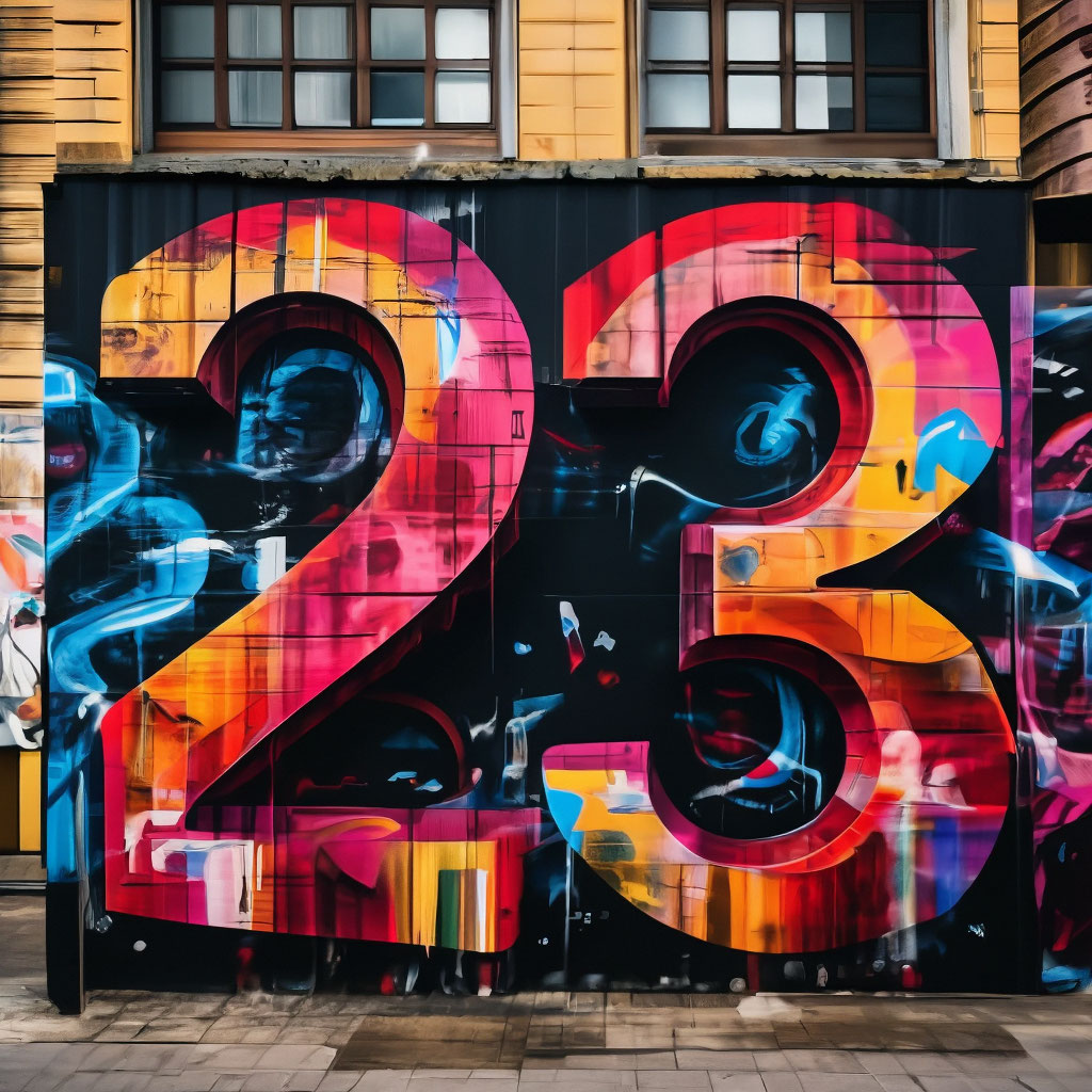 December 23rd December 23rd. graffiti, visualization of the