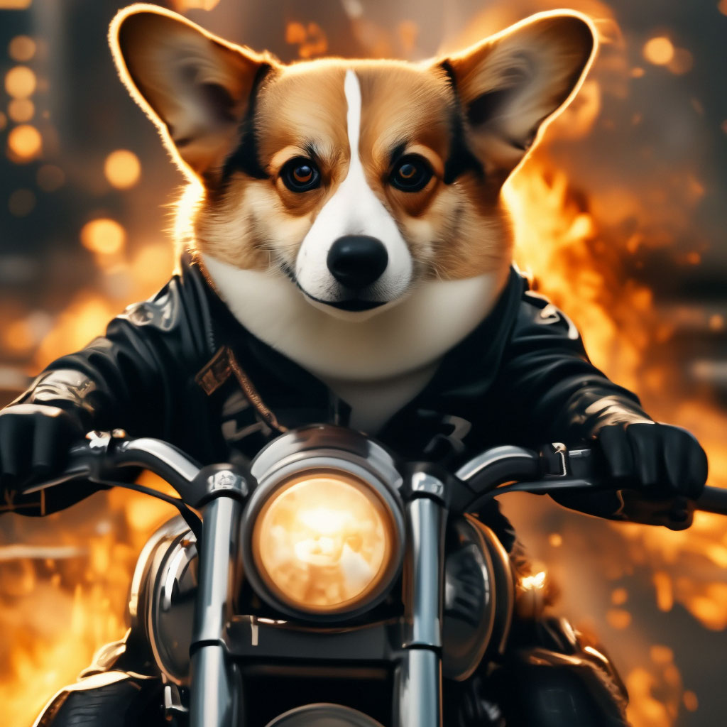 corgi with motorcycle helmet Pet for Cat Dog Corgi wearing goggles… SPOTTED Thank