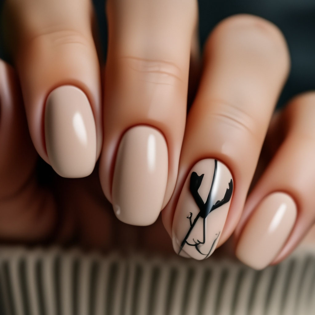 Бежевый маникюр: лучших фото | Manicure, Beige nails, Pink manicure