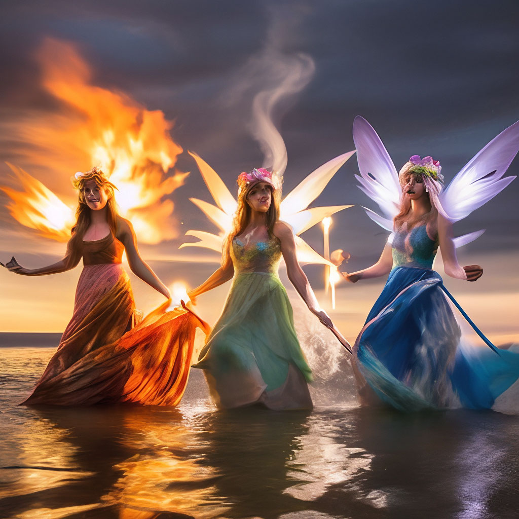 Fire And Water Fairy