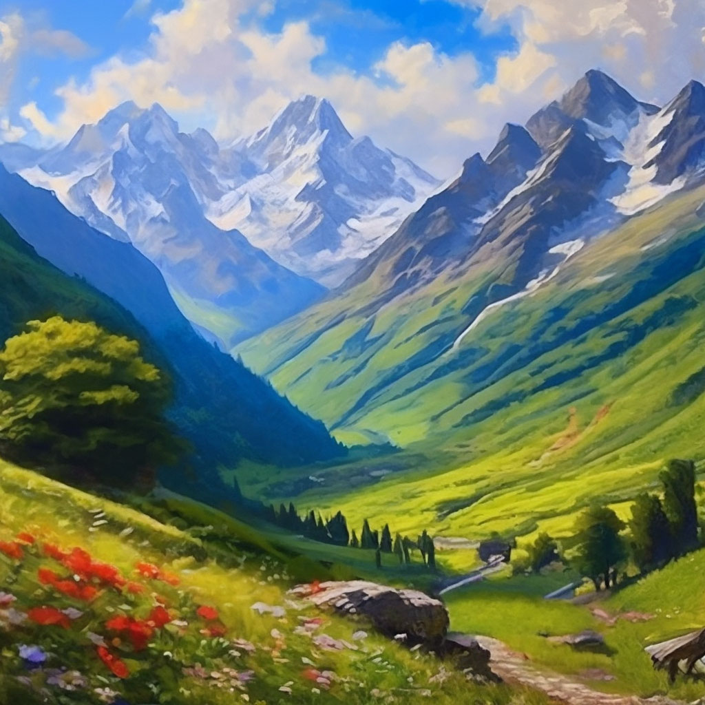 Пейзаж горы
