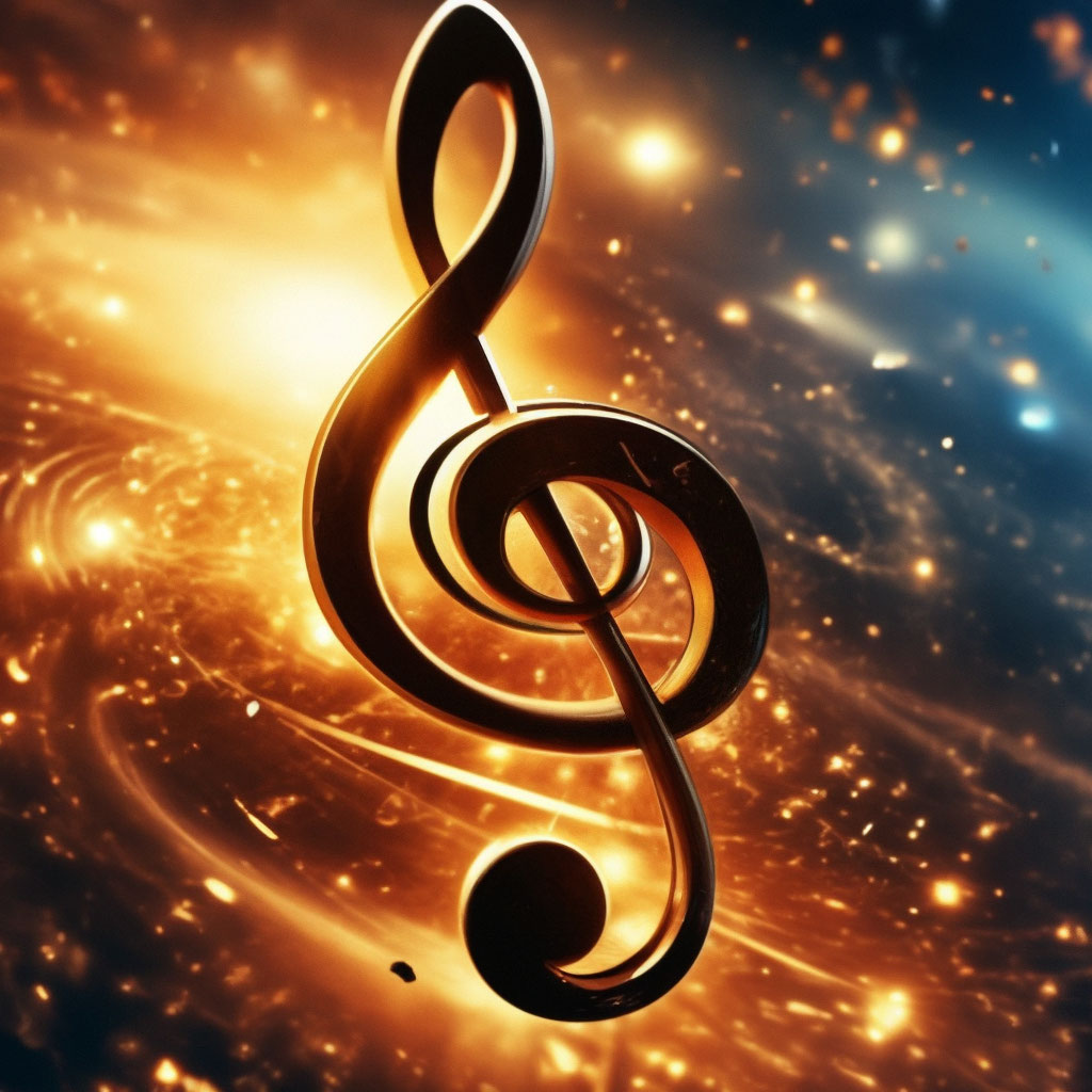 &Quot;Music Of The Universe, Treble Clef…&Quot; — Image Created In Shedevrum