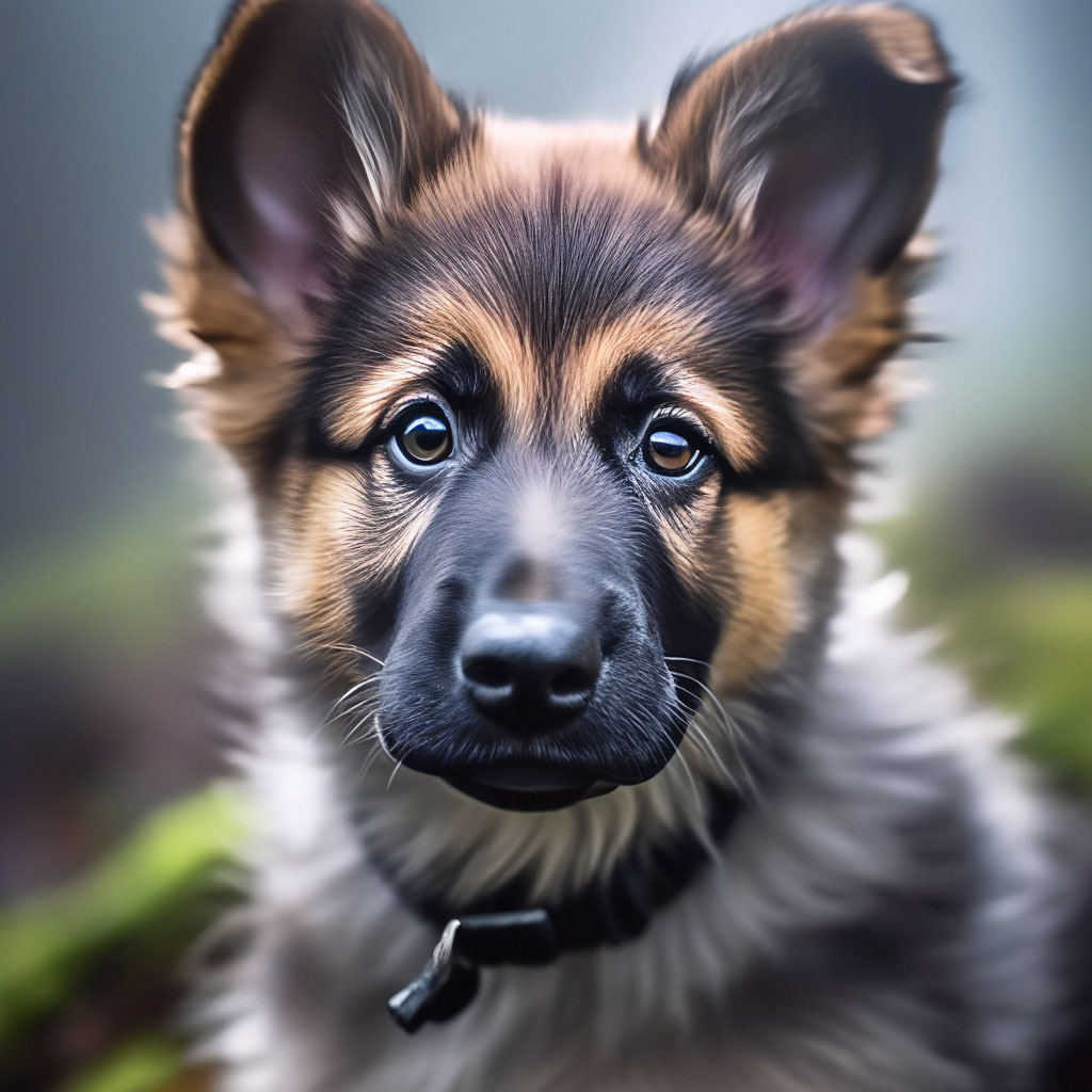 Овчарка с разными глазами