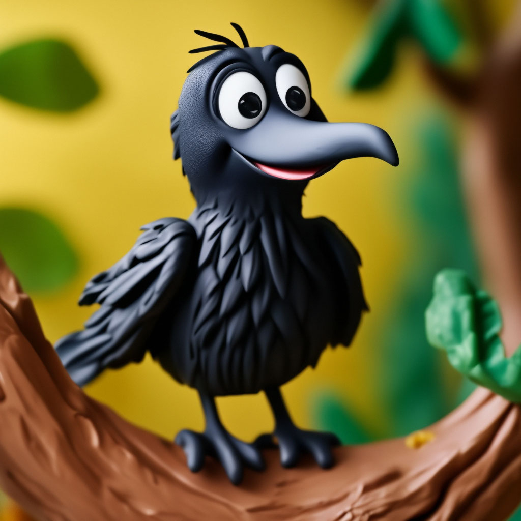 Смех вороны из мультика