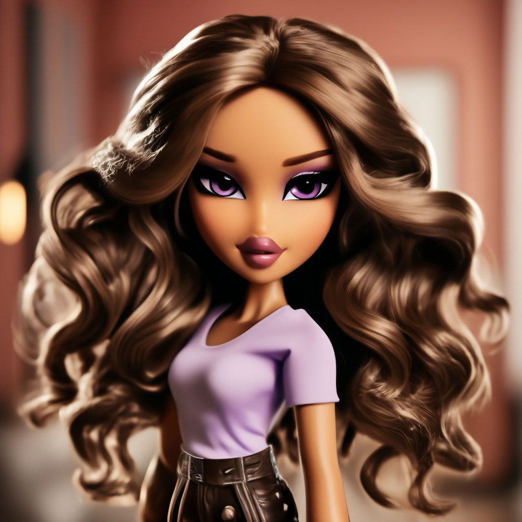 Brown hair bratz doll deals