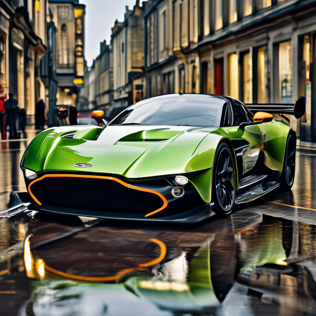 Aston Martin Vulcan Orange