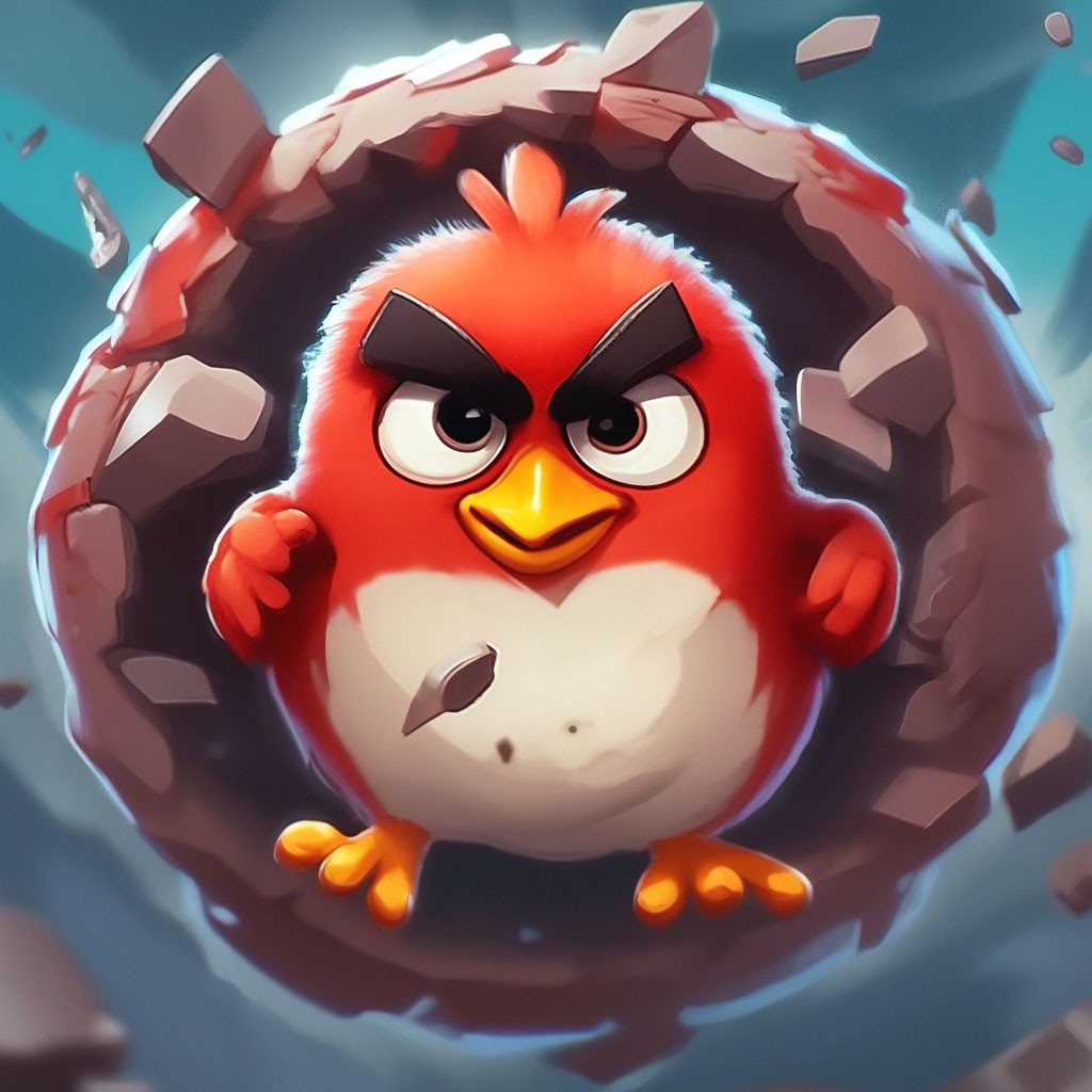 Ручка шариковая автоматическая Angry Birds 0,7 мм синяя (дисплей 40 шт)