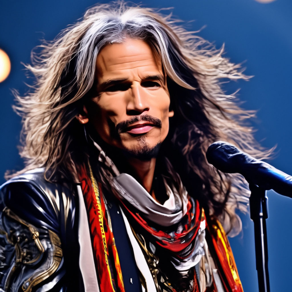 Steven Tyler, Aerosmith, Худощавый …» — Создано В Шедевруме