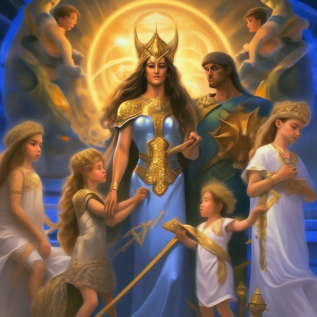Rhea And Kronos Children