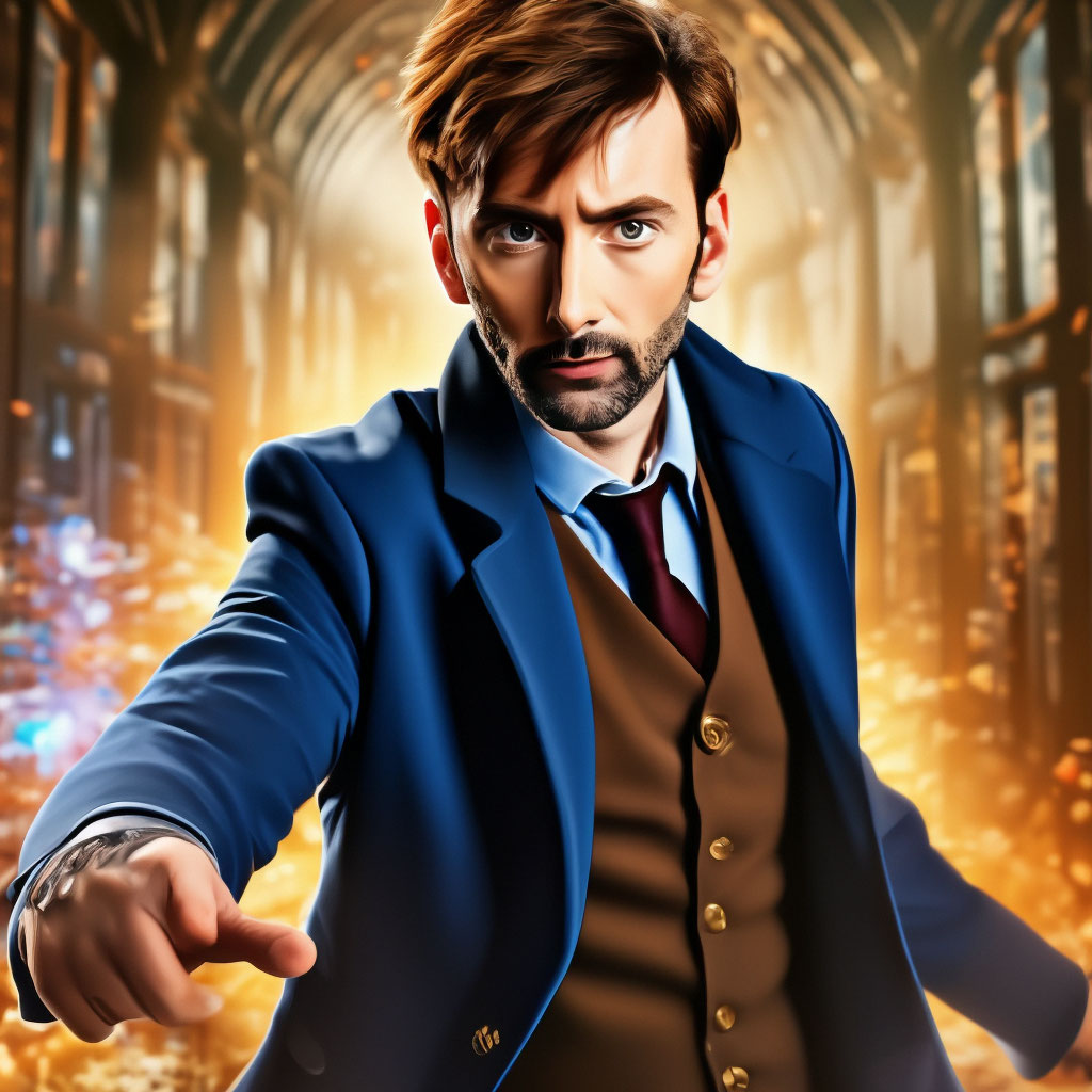 DavidTennant актер в образе Доктора …» — создано в Шедевруме