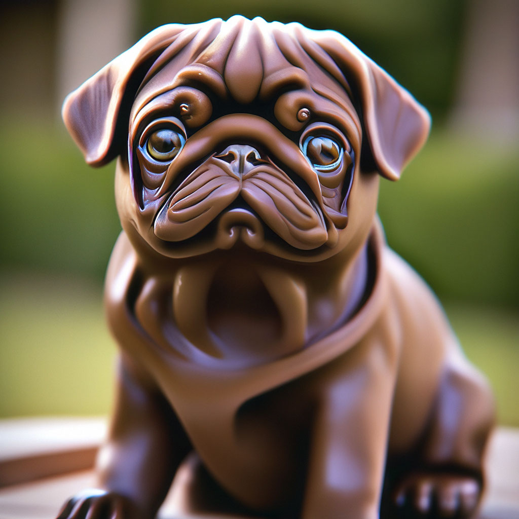 Chocolate pug best sale