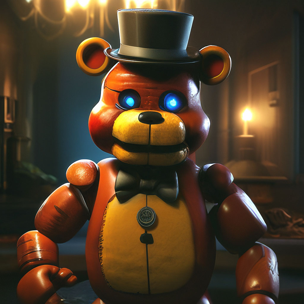 Freddy Fazber is a gamer — created in Shedevrum