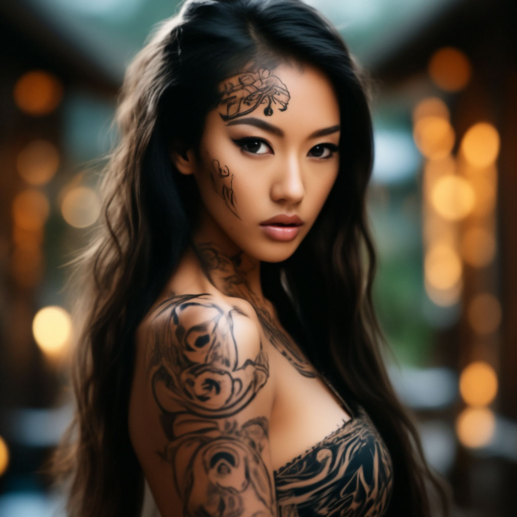 Почему знаменитости делают татуировки на лице и что они означают?